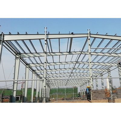 Pre Manufactured Warehouse Steel Portal Frame Building Self Storage Steel Structure Building