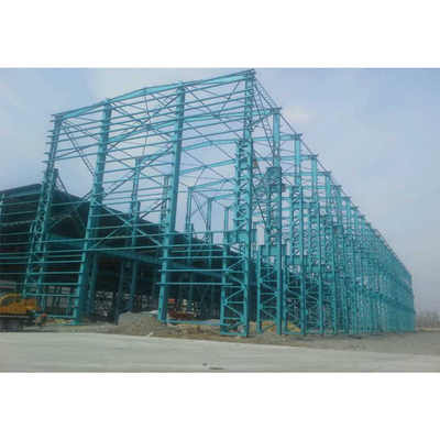 Prefab Industrial Diversified Workshop Steel Structure Construction Q235 / Q345 Modular