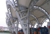 जस्ती स्टील छत पुलिंदा अंतरिक्ष फ्रेम galpones पूर्वनिर्मित स्टील फ्रेम गोदाम