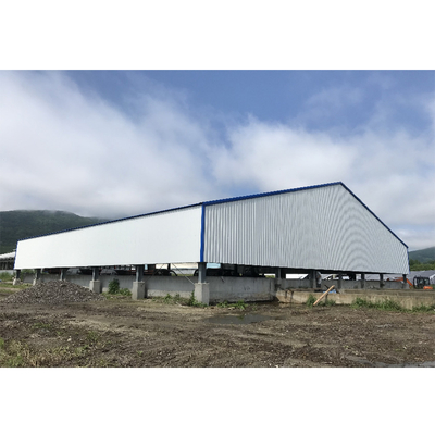 Pre Manufactured Warehouse Steel Portal Frame Building Self Storage Steel Structure Building
