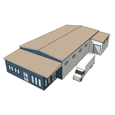 Warehouse Q345b Prefabricated Steel Buildings Bolt Connection