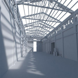 Prefab Portable Steel Frame Workshop Buildings With Light Steel Structure